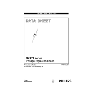 BZX79-A43 BZX79-B43 BZX79-C43 Philips Semiconductors 43V Voltage Regulator Diode Data Sheet