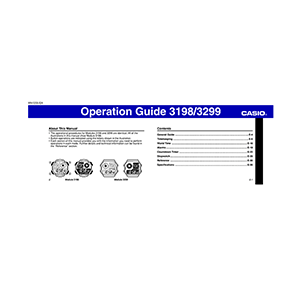 Casio AE-1200WH Watch (Module 3299) Operation Guide