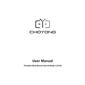 Choyong LC100 Internet Radio User Manual