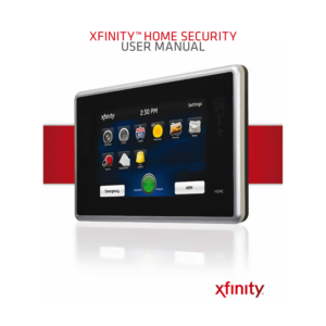 Comcast Xfinity Home Security System User Manual