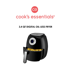 Cook's Essentials 3.4QT Air Fryer K46611 Instruction Manual