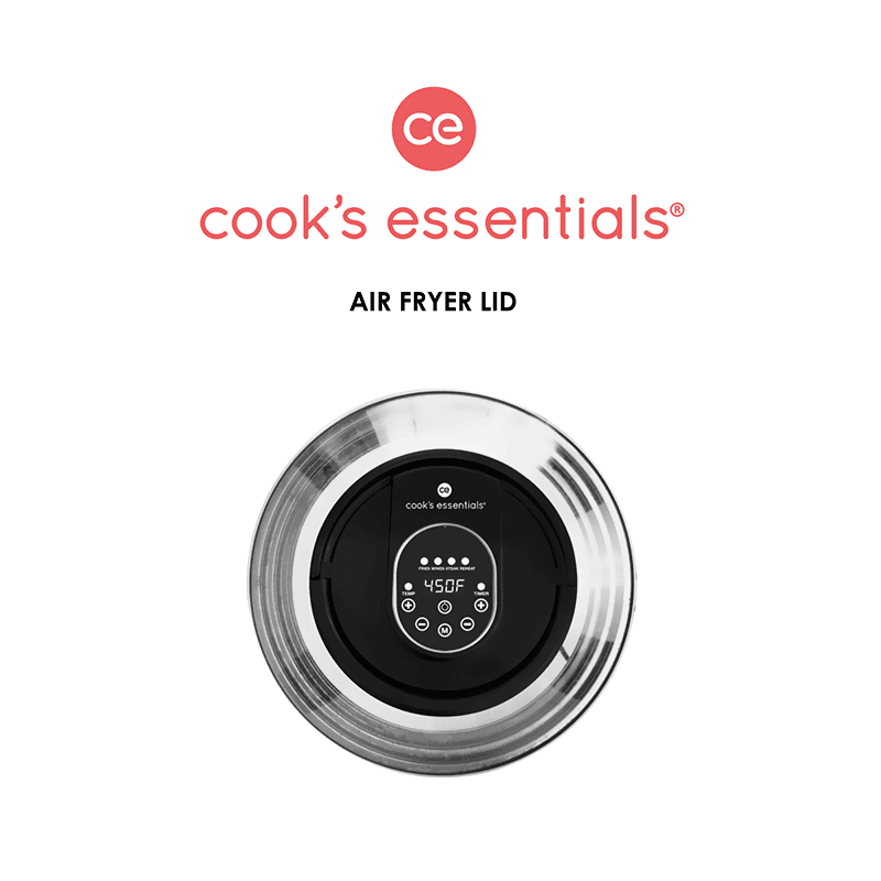 Cook's Essentials 1400W Air Fryer Lid K51349 Instruction Manual