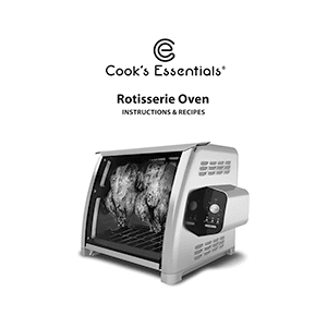 Cook's Essentials Rotisserie Oven K44620 / 5500 Instruction Manual