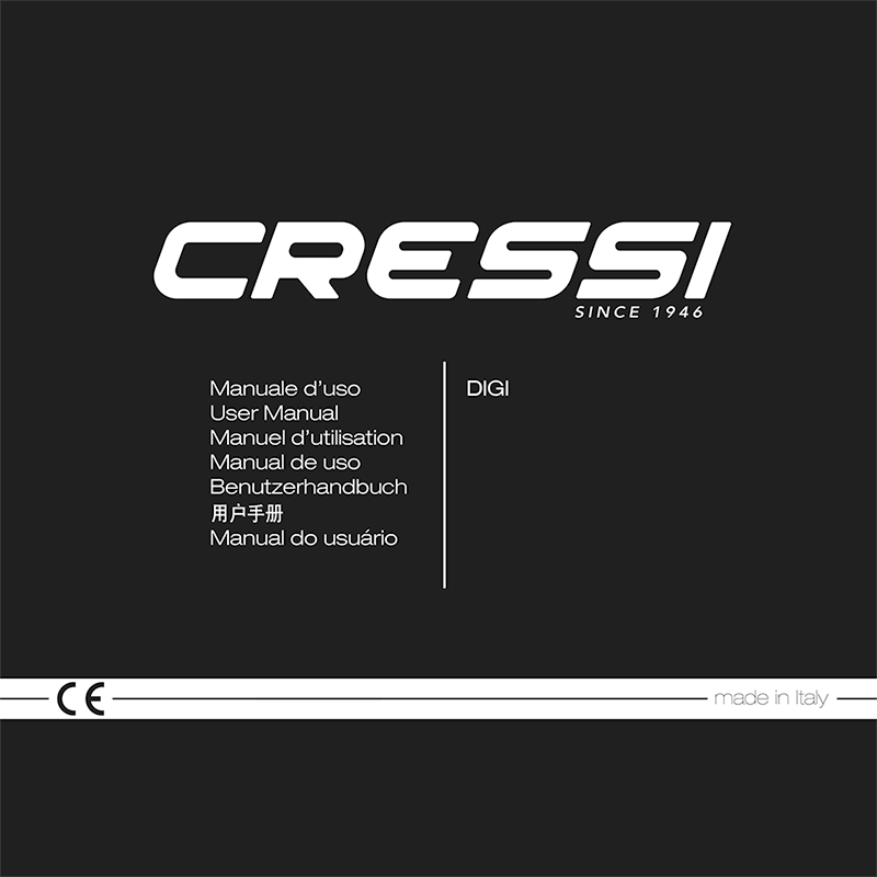 Cressi Digi Console User Manual