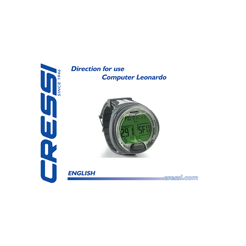 Cressi Leonardo Dive Computer User Manual