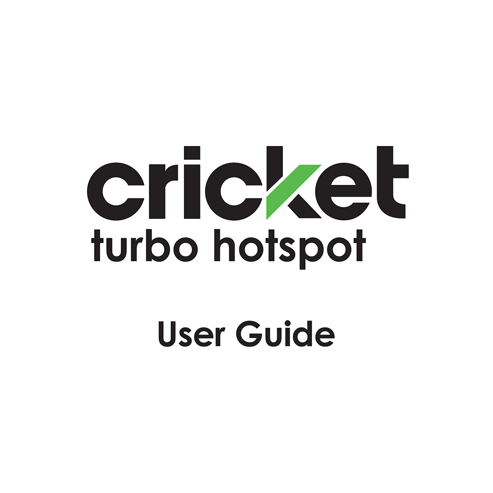 Cricket Turbo Hotspot User Guide