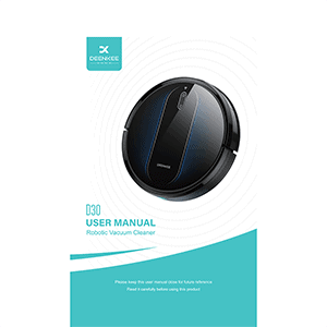 DEENKEE D30 Robot Vacuum Cleaner User Manual