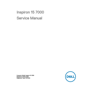 Dell Inspiron 15 7559 Laptop Service Manual