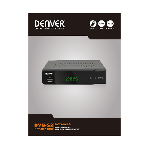 Denver DVBS-206HD DVB-S2 H.264 Satellite Receiver User Manual