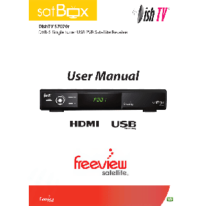 DishTV S7070r Freeview satBox User Manual
