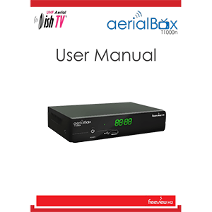 DishTV T1000n Freeview HD aerialBox User Manual