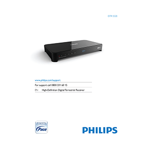 DTR-5520 Philips Freeview HD Digital Terrestrial Receiver User Manual