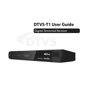 DTVS-T1 Freeview Digital Terrestrial Receiver User Guide