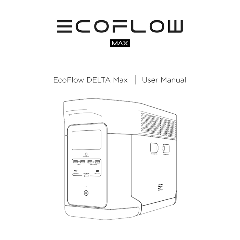 EcoFlow DELTA Max Portable Power Station User Manual