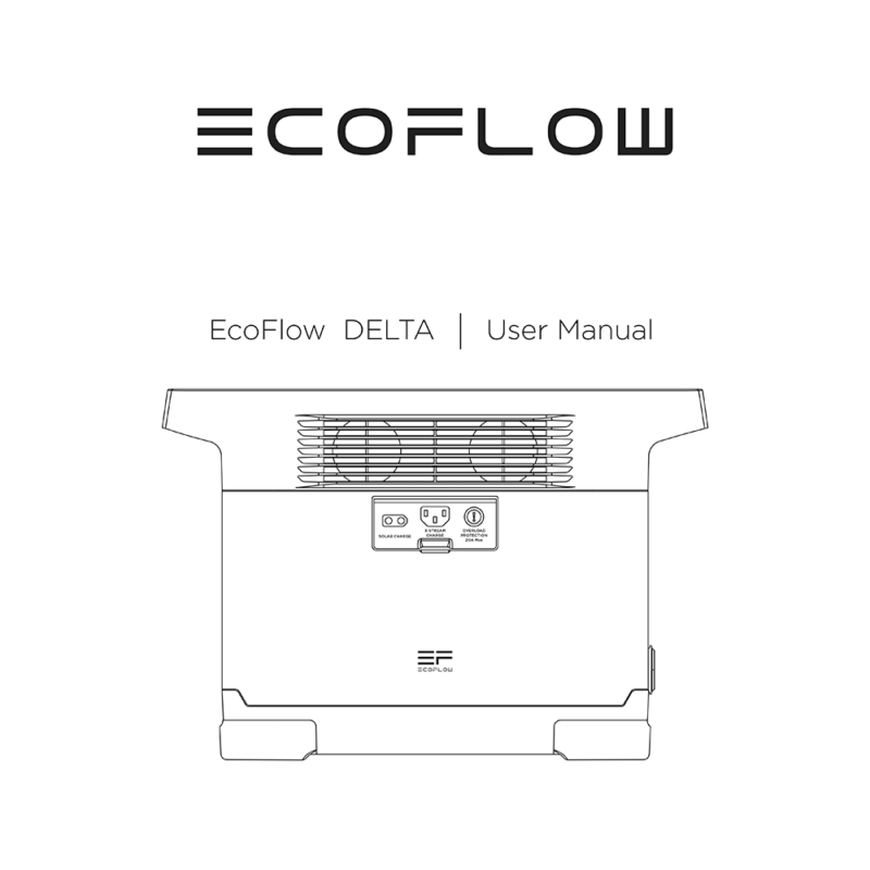 EcoFlow DELTA Portable Power Station User Manual