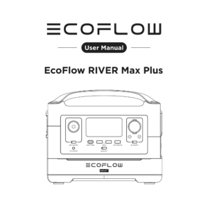 EcoFlow RIVER Max Plus Portable Power Station User Manual