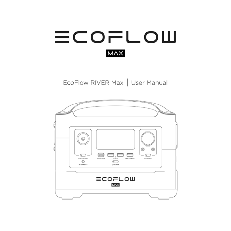 EcoFlow RIVER Max Portable Power Station User Manual