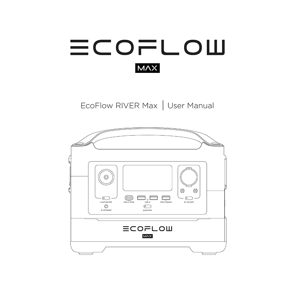 EcoFlow RIVER Max Portable Power Station User Manual