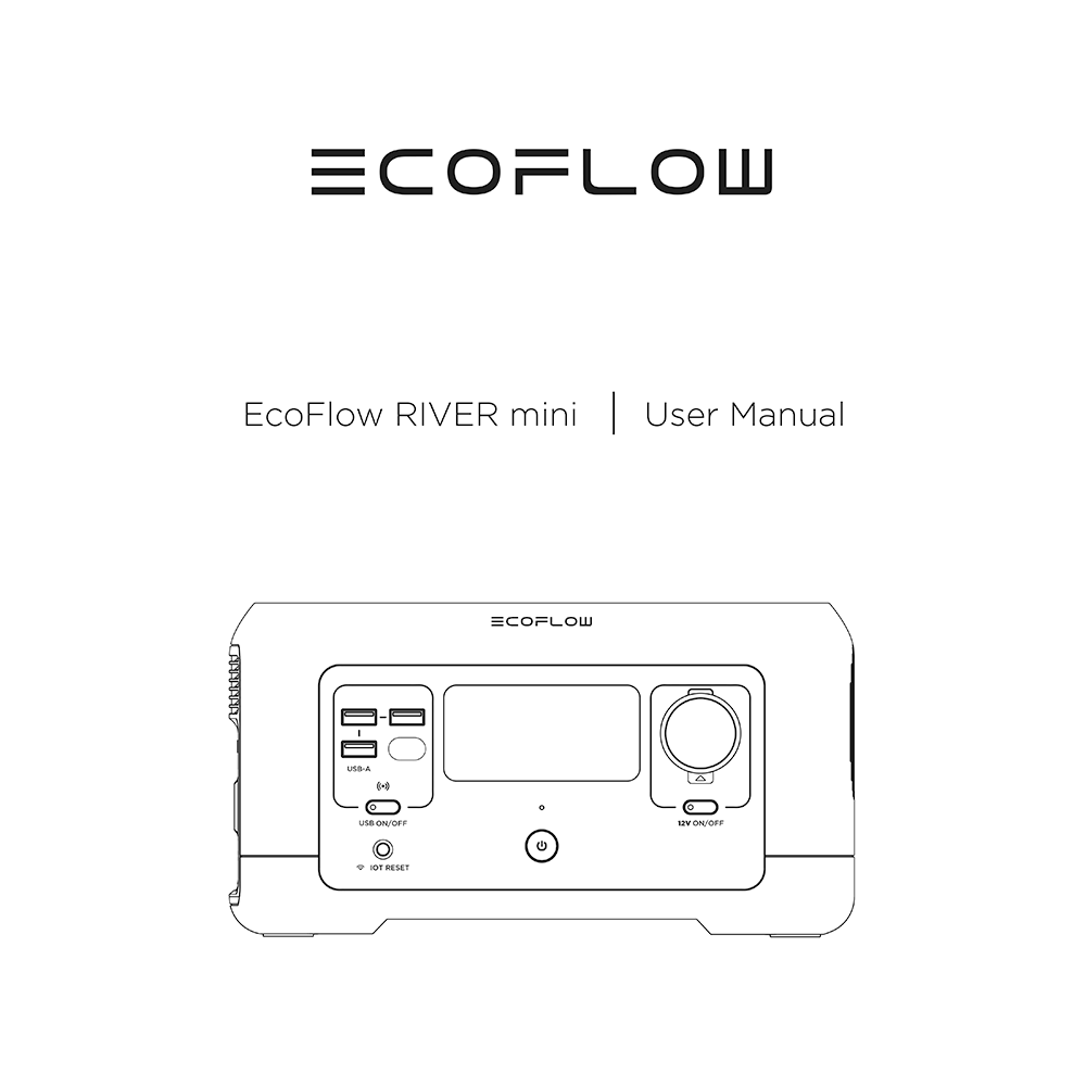 EcoFlow RIVER mini Portable Power Station User Manual