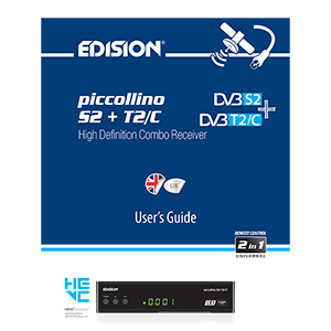 Edision Piccollino DVB-S2/T2/C H.265 HD Combo Receiver User's Guide