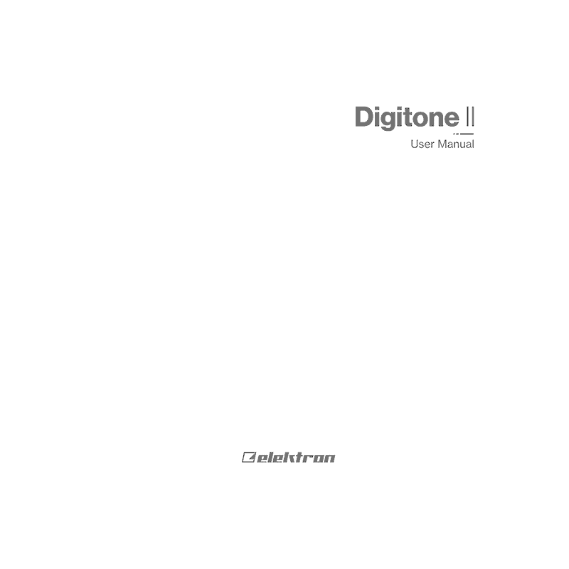 Elektron Digitone II Synthesizer User Manual