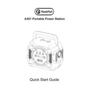 FlashFish A301 Portable Power Station Quick Start Guide