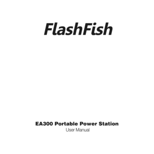 FlashFish EA300 Portable Power Station User Manual