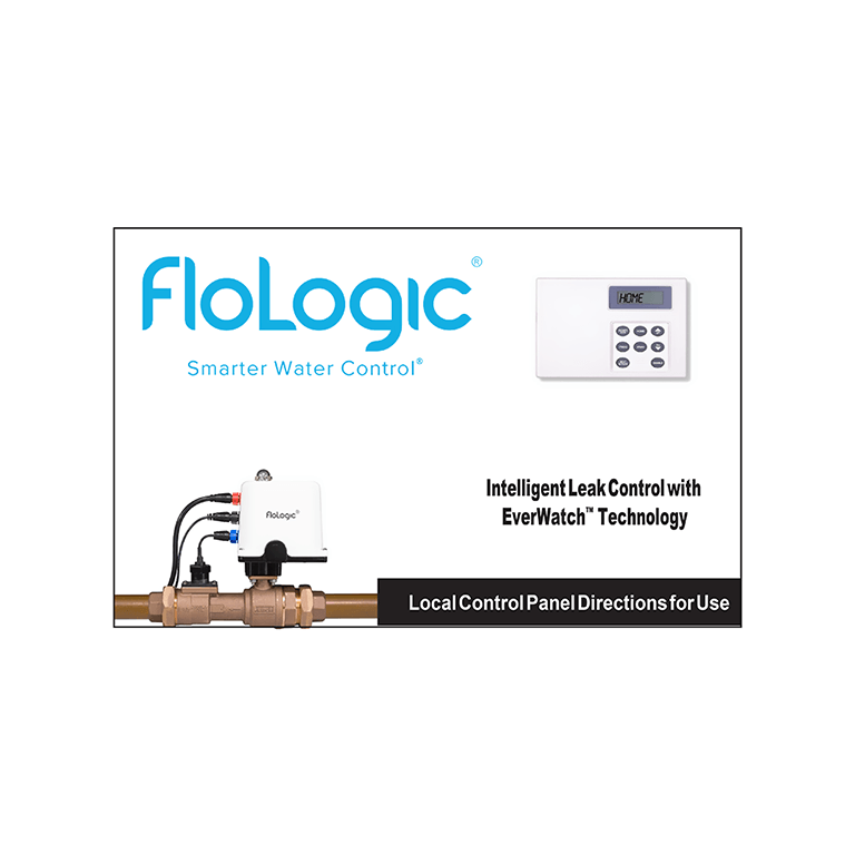 FloLogic Smart Water Leak Control System User Manual