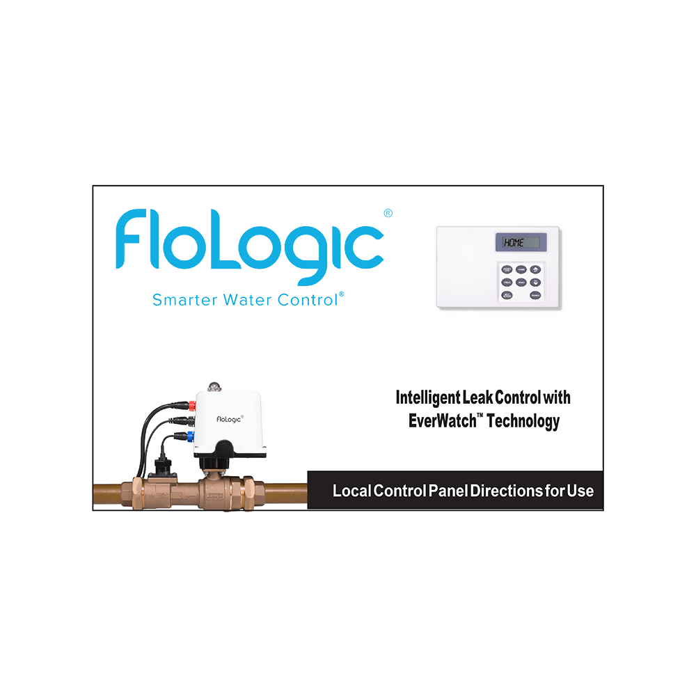 FloLogic Smart Water Leak Detection System Manual