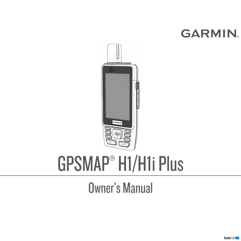 Garmin GPSMAP H1 Handheld GPS Owner's Manual