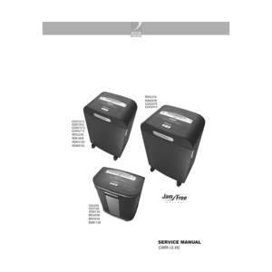 GDS2213 GBC Jam Free Shredder Service Manual