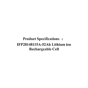 Gotion IFP28148115A-52Ah Rechargeable Cell Datasheet