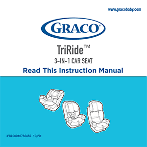 Graco TriRide 3-in-1 Car Seat Instruction Manual