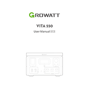 Growatt VITA 550 Portable Power Station User Manual