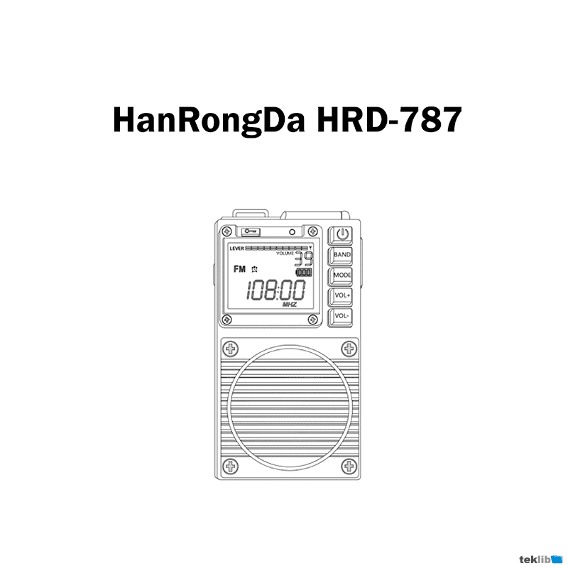HanRongDa HRD-787 Multi-Band Radio User Manual