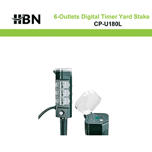 HBN CP-U180L Digital Timer Yard Stake Instruction Manual