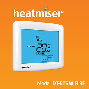 Heatmiser DT-ETS WiFi RF Room Thermostat Manual