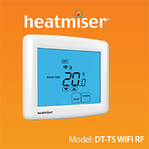 Heatmiser DT-TS WiFi RF Room Thermostat Manual