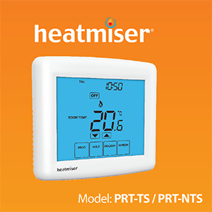 Heatmiser PRT-TS Programmable Room Thermostat Manual