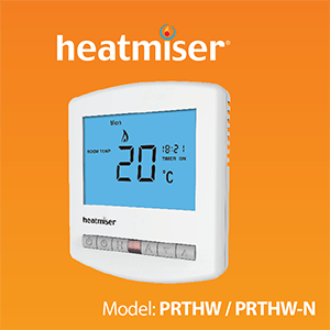 Heatmiser PRTHW-N Programmable Room Thermostat Manual