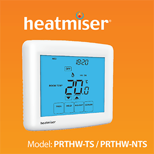 Heatmiser PRTHW-NTS Programmable Room Thermostat Manual