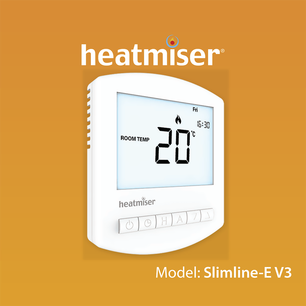 Heatmiser Slimline-E V3 Programmable Room Thermostat Manual
