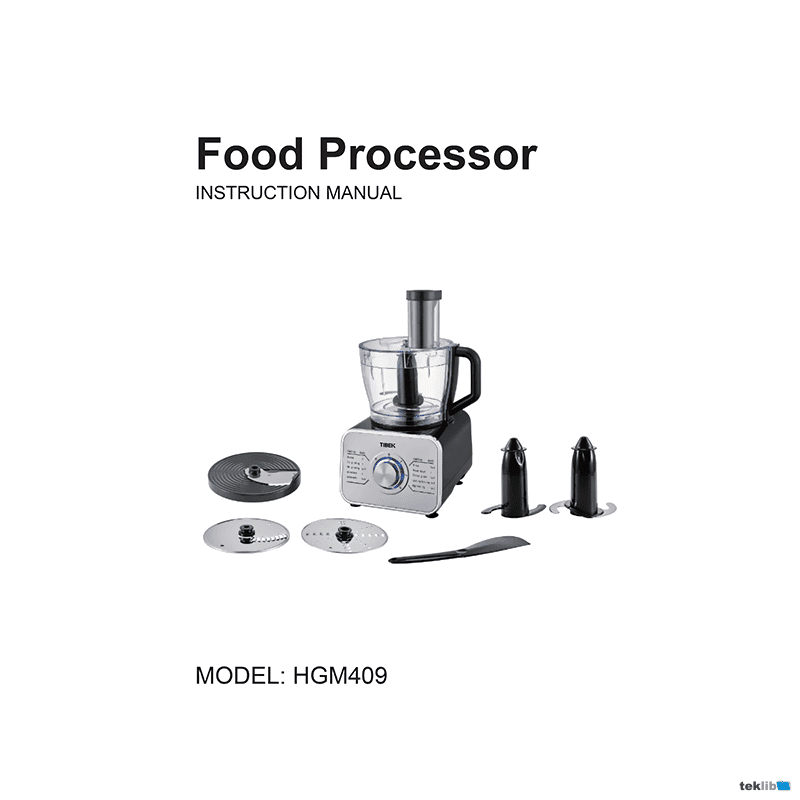 HGM409 (Tibek/Fohere/Decen/AAUU) food processor User Manual