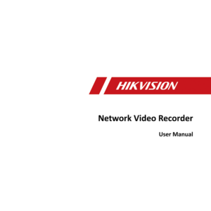 Hikvision DS-7104NI-Q1/4P Network Video Recorder User Manual