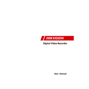 Hikvision DS-7208HWI-SH digital video recorder User Manual