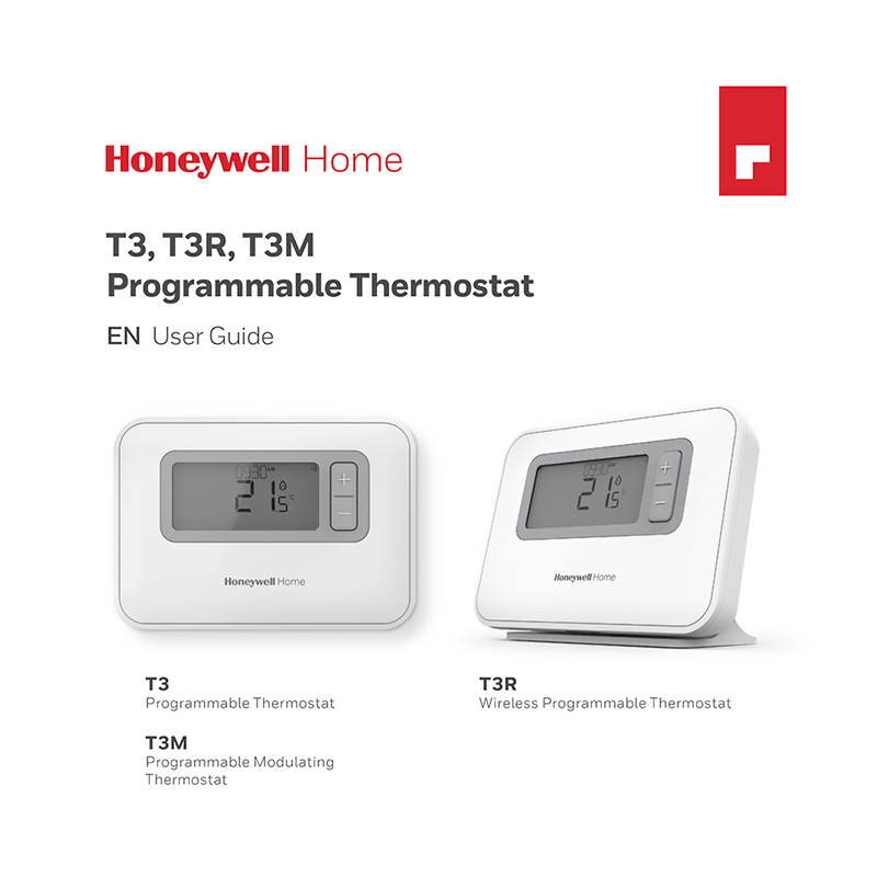 Honeywell Home T3H310A0045 T3 7 Day Programmable OpenTherm Wired Thermostat User Guide
