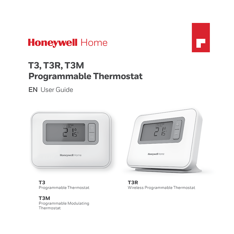 Honeywell T3R Wireless Thermostat Kit Y3H710RF0053 User Manual