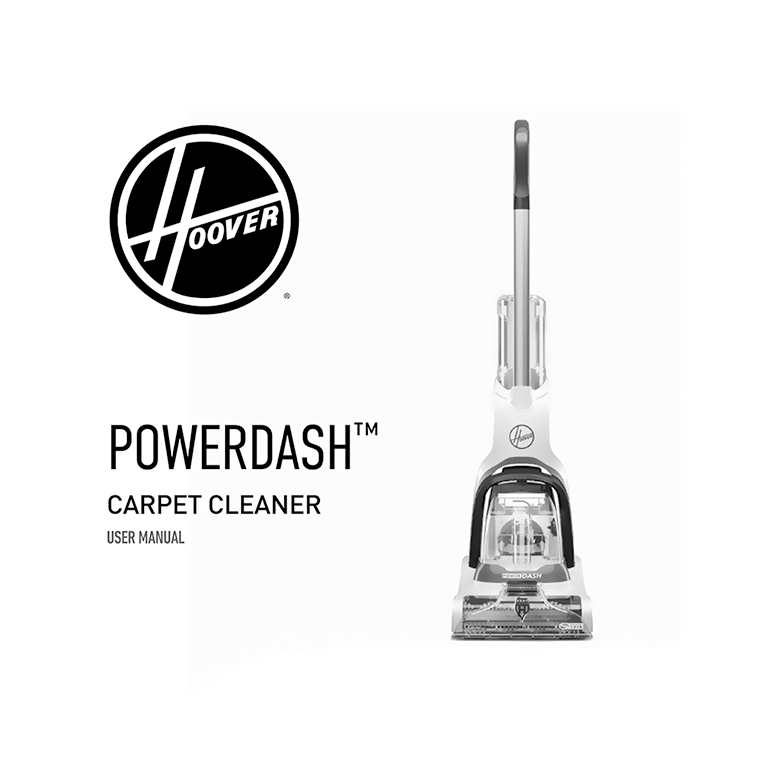 Hoover FH50700 PowerDash Pet Compact Carpet Cleaner Manual