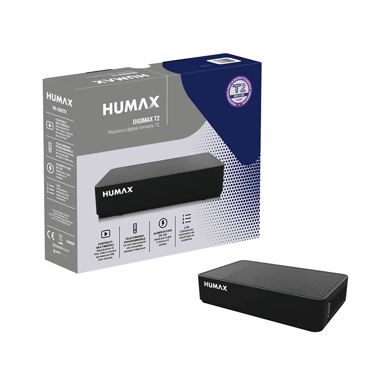 Humax HD-2022T2 Digimax T2 terrestrial receiver User's Manual