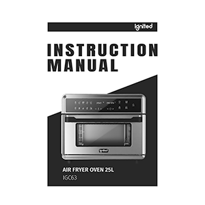 ignited IGC63 26.4-quart Air Fryer Oven Instruction Manual